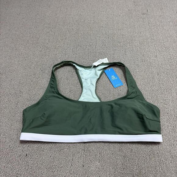 Cupshe Swimsuit Top Green Women’s Size Large NWT - Picture 5 of 11